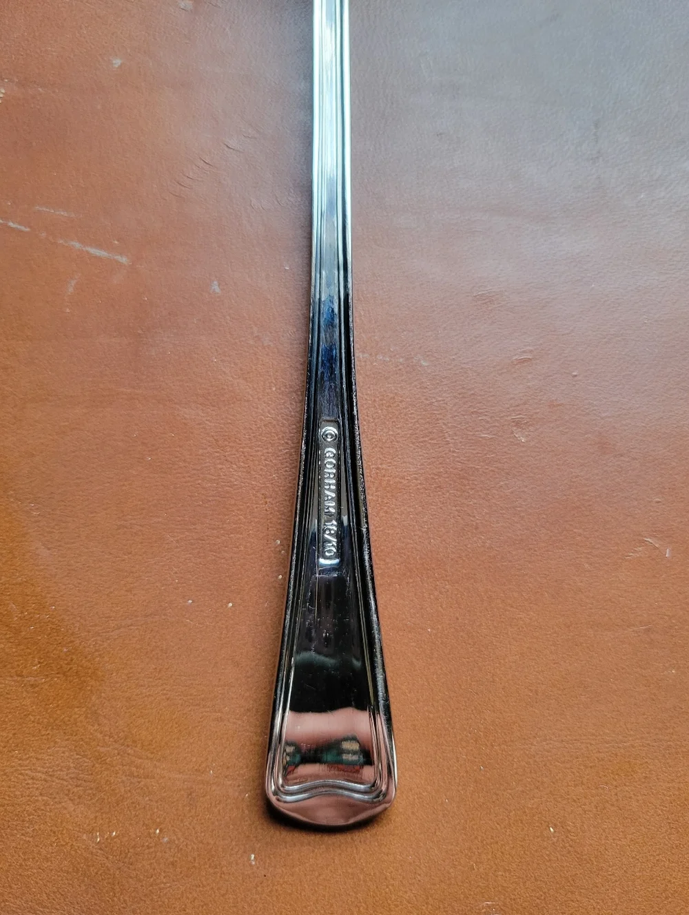 ICED TEA SPOON! Vintage GORHAM stainless: MONET pattern: 18/10 quality: LOVELY